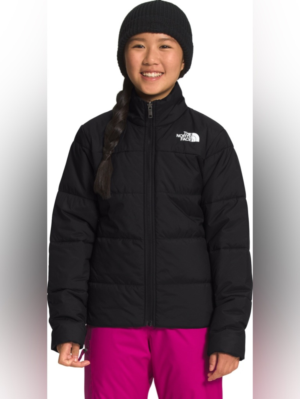 The North Face Kids Black Quilted Puffer Jacket